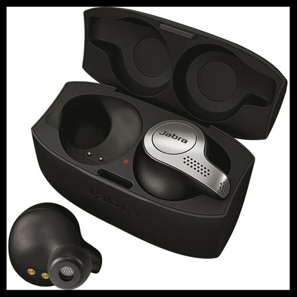 JABRA ELITE 65T TRUE WIRELESS EARBUD HEADPHONES - TITANIUM BLACK - Picture 2 of 4